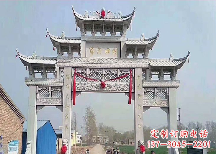 太原石牌坊雕塑,让您定制属于自己的雕塑!