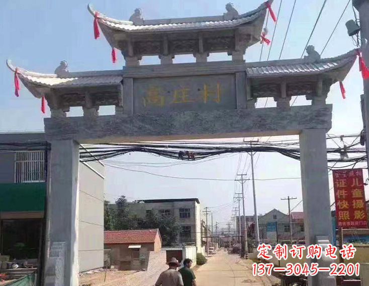 太原牌楼石雕塑,为家庭装饰带来精致灵动