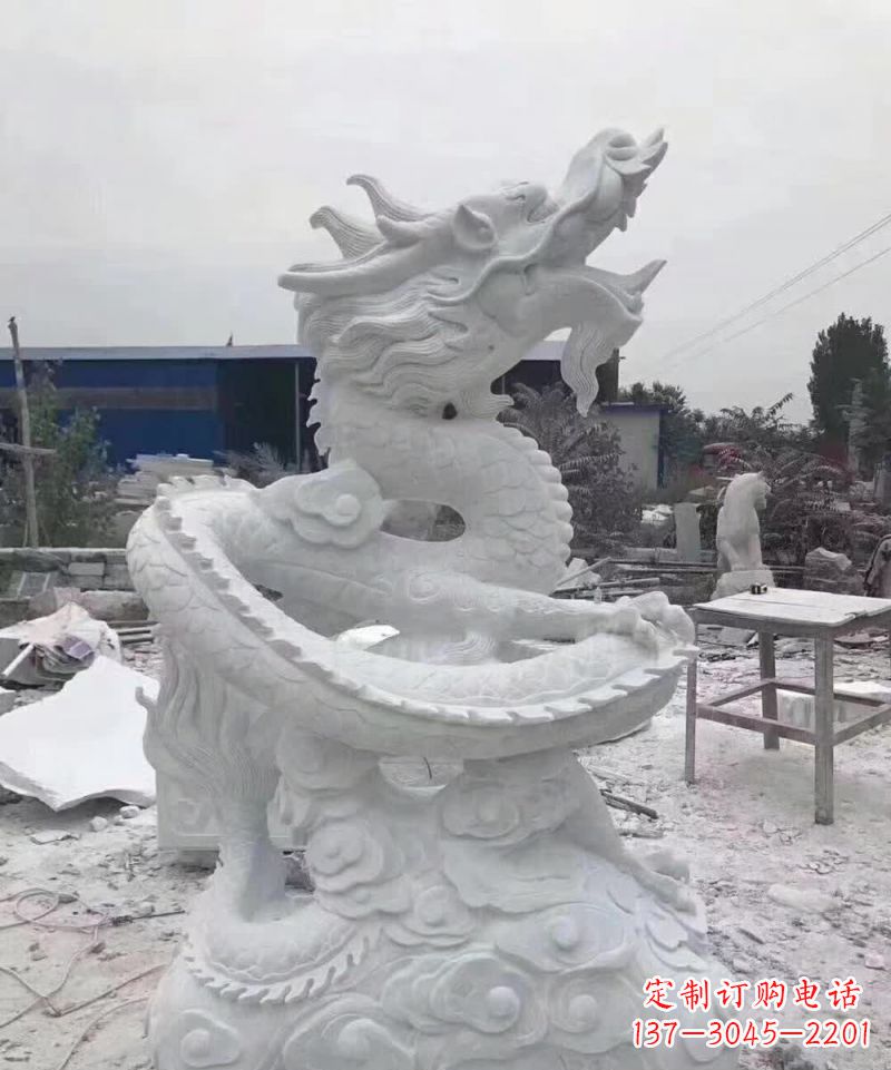 太原特色盘龙景观石雕,品质超凡的艺术杰作