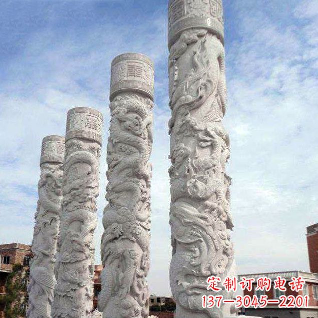 太原精美石雕龙雕塑,释放神秘力量