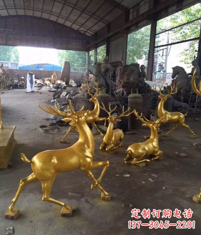 太原风格多样的玻璃钢动物雕塑