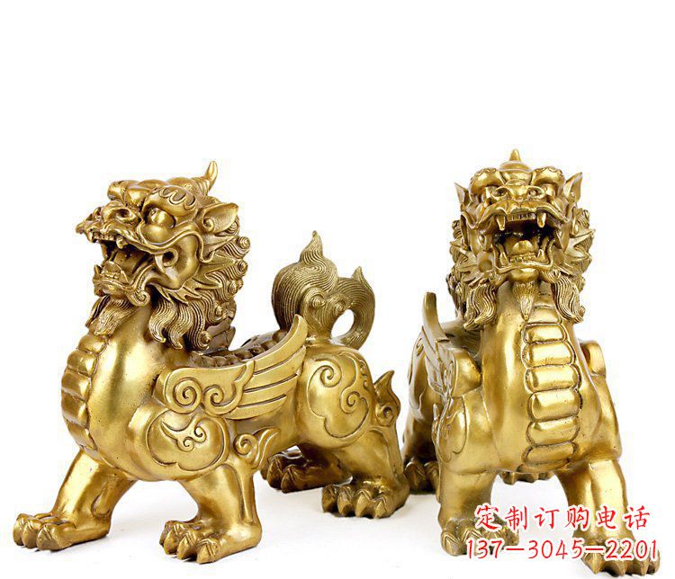 太原精美貔貅铜雕,精致雕塑,来自中领雕塑