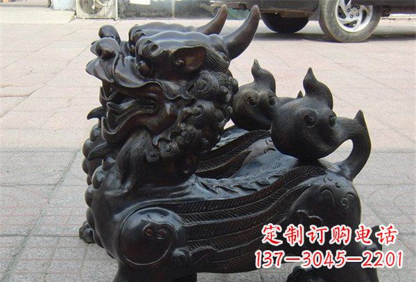 太原象征保护,美轮美奂的貔貅辟邪神兽铜雕