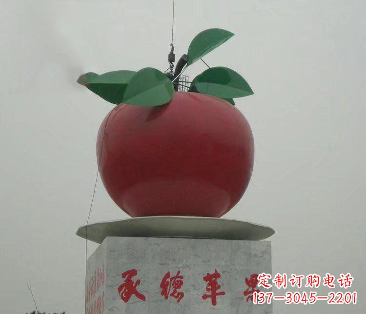 太原精美苹果雕塑,给空间增添独特风格