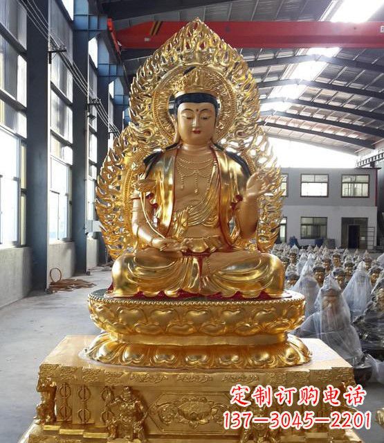 太原手工精雕如来佛塑像