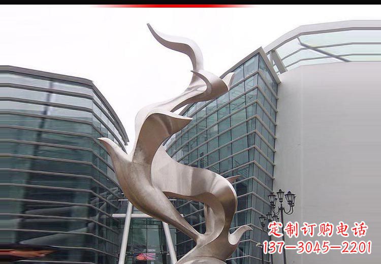 太原不锈钢雄鹰雕塑,永久定制精美景观