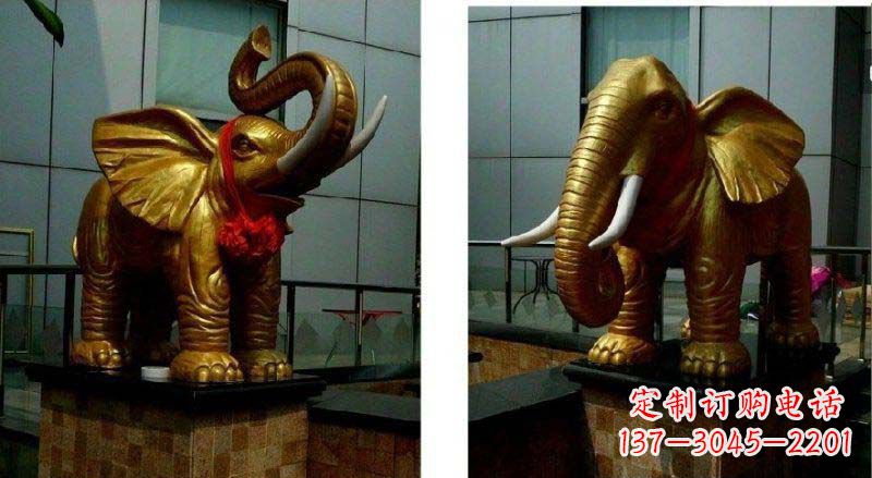 太原专业定制:大象铜雕