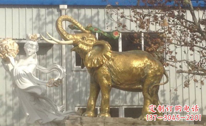 太原铜质大象雕塑,令人惊叹的精湛工艺