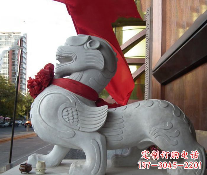 太原中领雕塑的貔貅石雕,祈福安康守护您的家