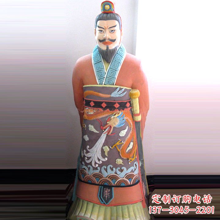 太原中国领先的秦始皇钢玻璃雕塑