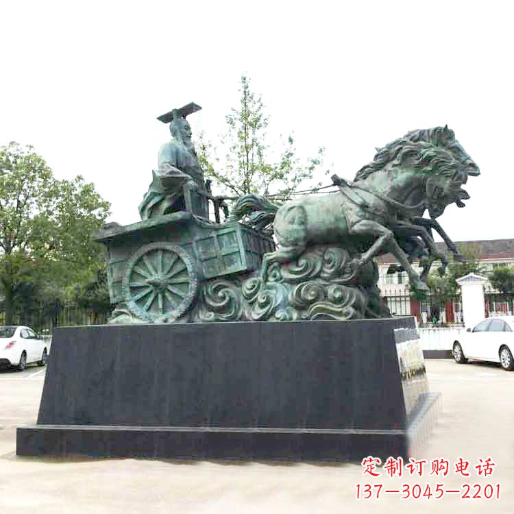 太原秦始皇雕塑,震撼历史魅力