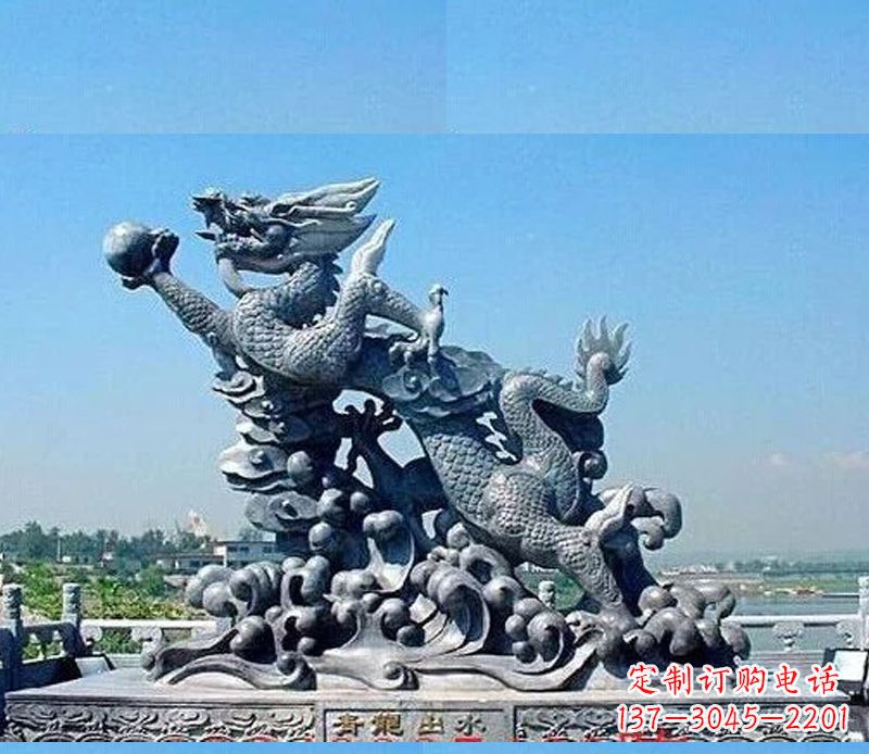 太原青龙出水景观石雕