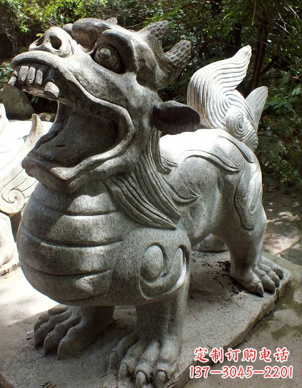 太原质朴狴犴石雕,一览古朴之美