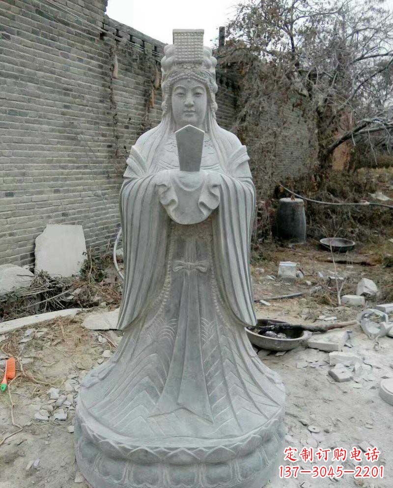 太原青石妈祖神像雕塑,传承中华民族精神