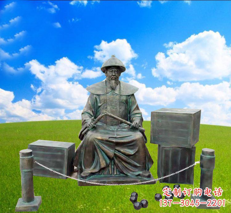 太原青铜雕刻的传奇——林则徐铜雕