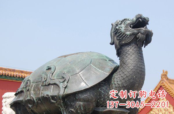太原青铜龙雕塑,象征传统文化之美