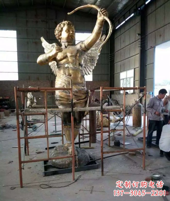 太原尊贵的丘比特铜雕塑