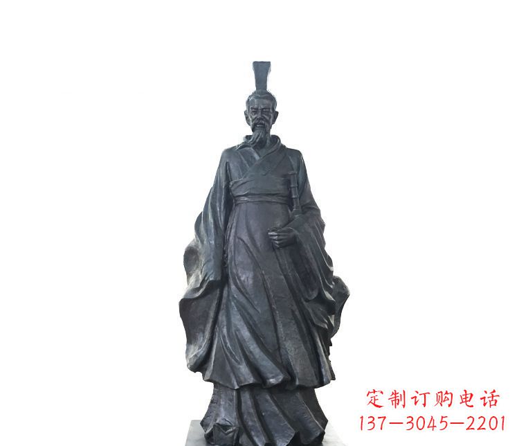 太原屈原铜雕