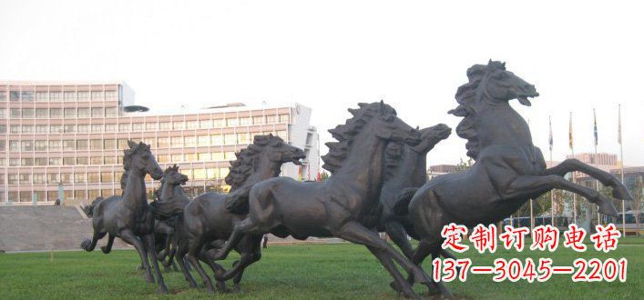 太原群马公园动物铜雕,让艺术描绘你的故事