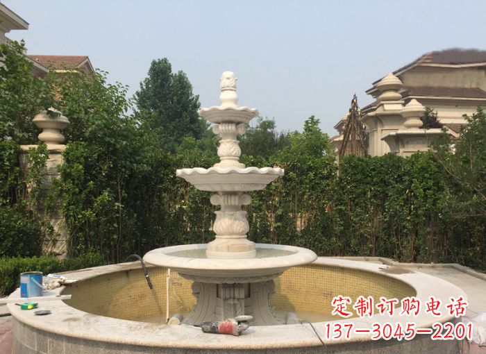 太原三层喷泉公园石雕 (2)