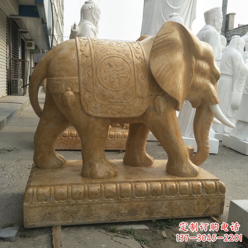 太原中领雕塑定制精美大象雕塑