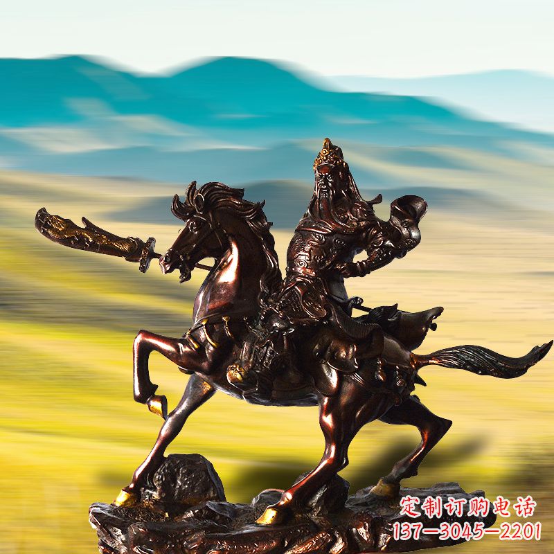 太原中领雕塑:关公铜雕,永不褪色的传奇