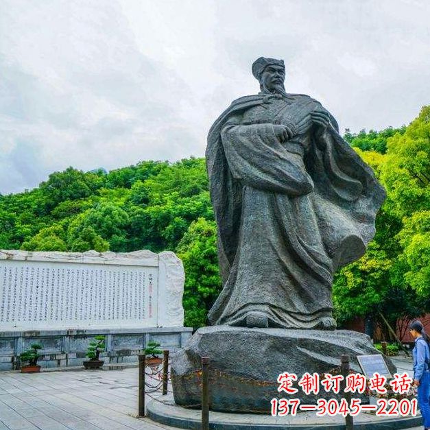 太原汇聚历史荣光——中领雕塑诸葛亮雕塑