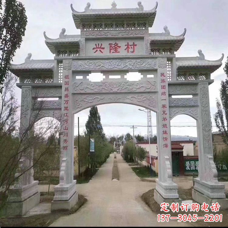 太原牌坊雕塑--武当山艺术之美