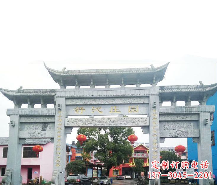太原石牌坊雕塑——见证时刻的美好记忆