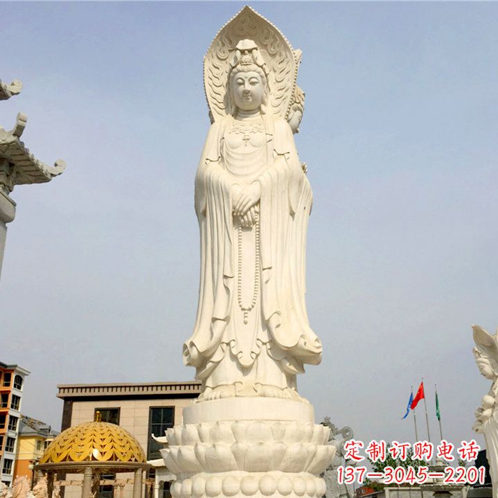 太原三面观音佛像雕塑