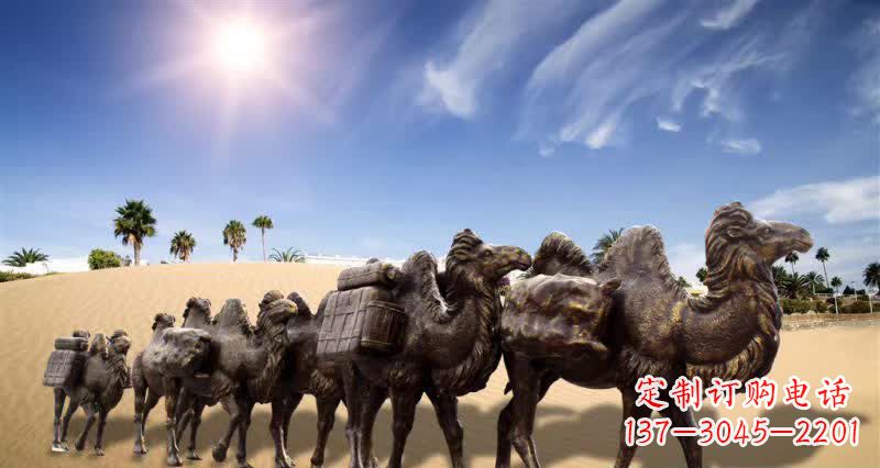 太原中领雕塑沙漠骆驼铜雕制作工艺与定制标准