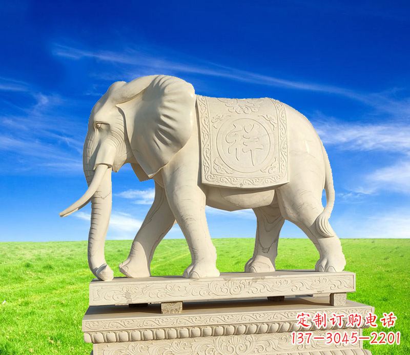 太原来自中领雕塑的精美大象雕塑