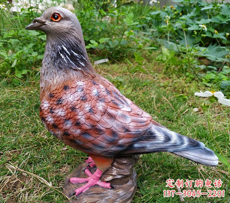 太原中领雕塑推出：传递和平象征的和平鸽雕塑