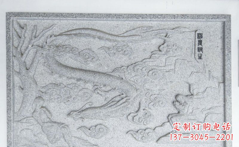 太原大理石龙雕塑,神有其形