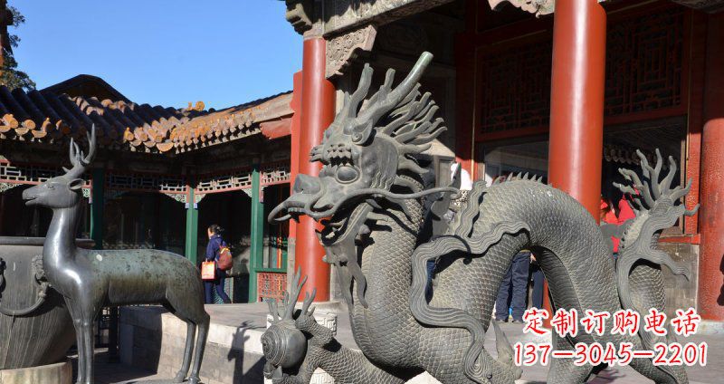 太原中领雕塑厂家的青铜神龙雕塑,以神龙作为主…