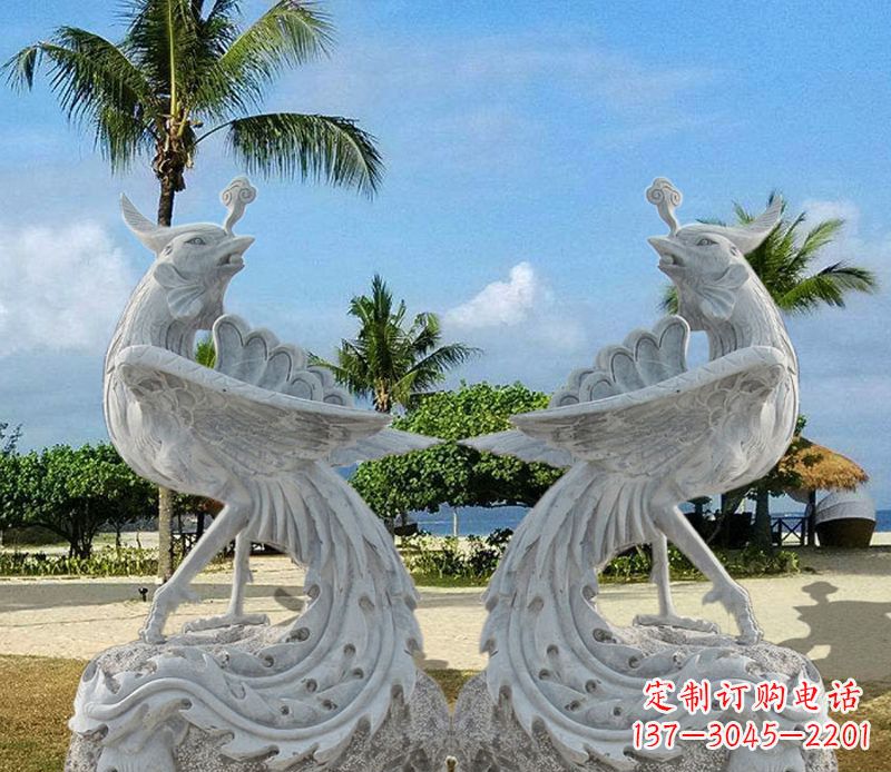 太原精美凤凰石雕,让你的空间闪耀光芒