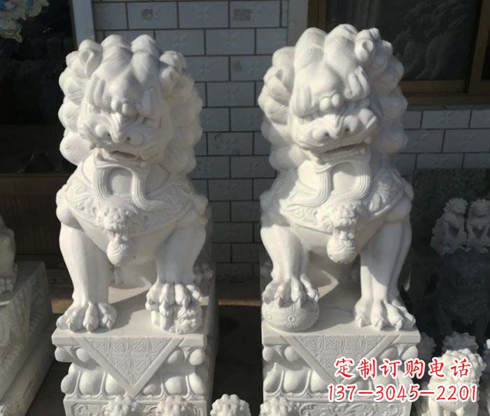 太原狮子门口石雕,工艺精湛品质卓越