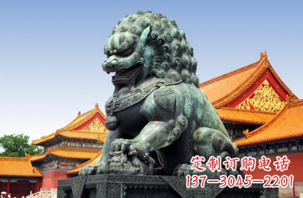 太原贵族气派,古典青铜狮子雕塑
