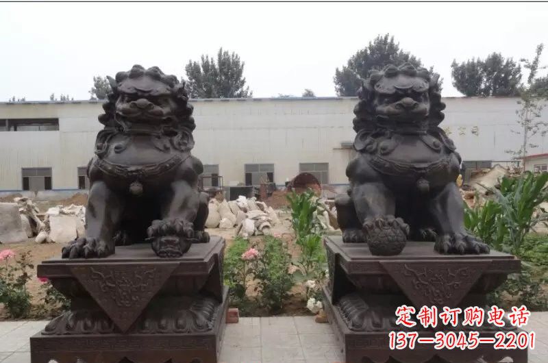 太原精灵定制狮子铜雕塑
