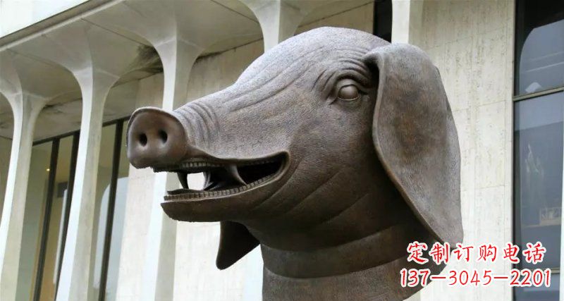 太原中领雕塑十二生肖铜雕,带来家庭的幸福祝福