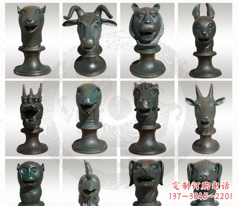 太原限量版十二生肖铜雕塑