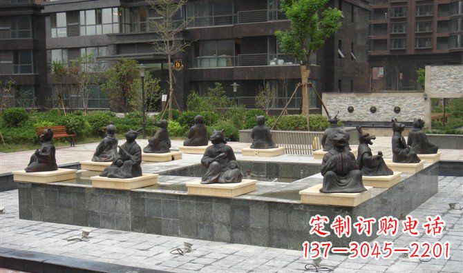 太原中领雕塑:传承十二生肖文化的铜雕精品