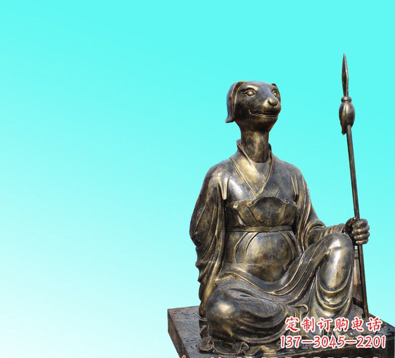 太原十二生肖坐式铜雕