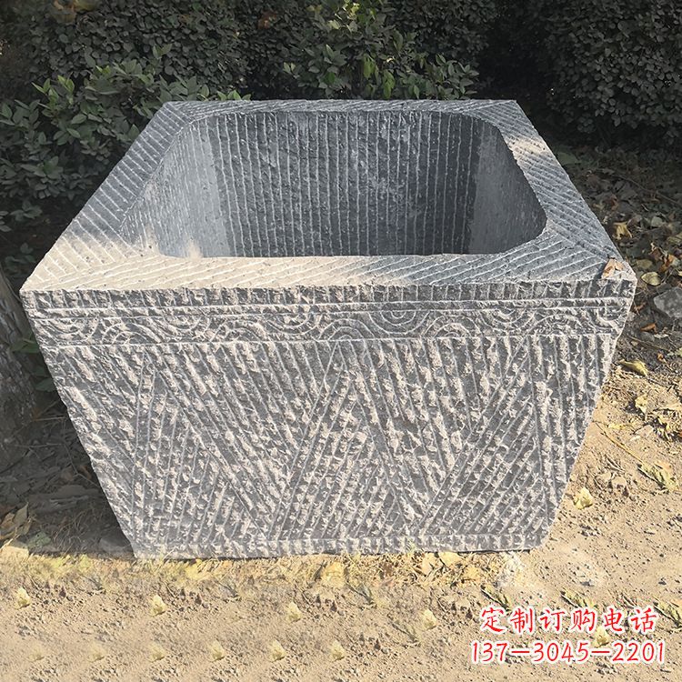 太原精致石雕水槽,融合精美工艺