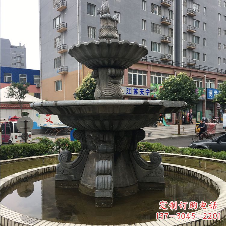 太原石材石雕喷泉:高品质的室外装饰艺术品