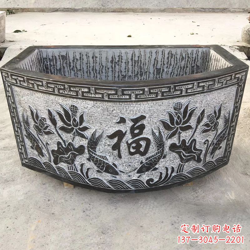 太原石槽养鱼缸
