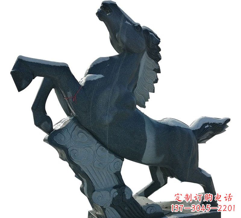 太原中领雕塑的高精度石质马雕塑,是由于其精美…