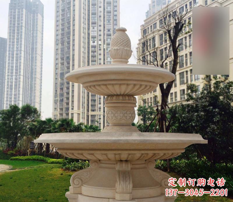 太原专业定制石雕喷泉雕塑
