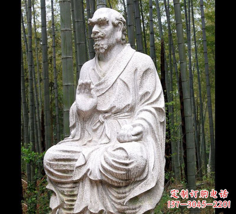 太原石雕达摩古代名人雕塑
