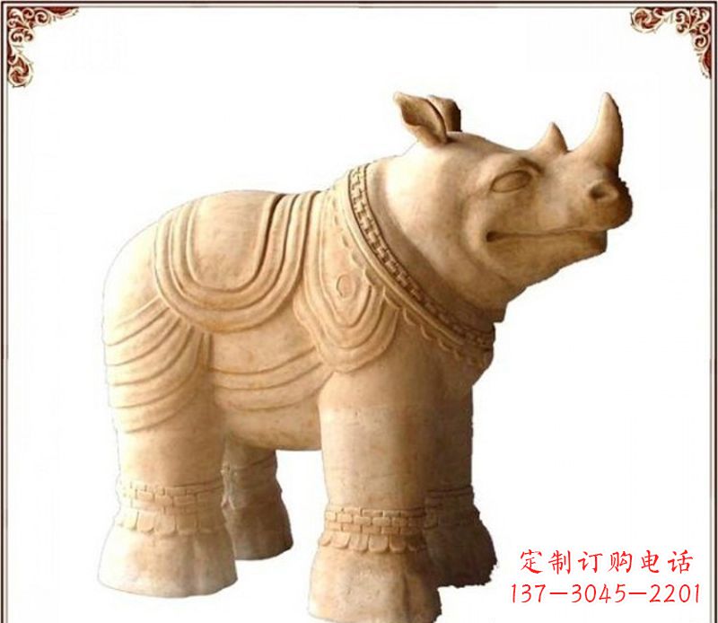 太原中领雕塑:精致的水牛雕塑